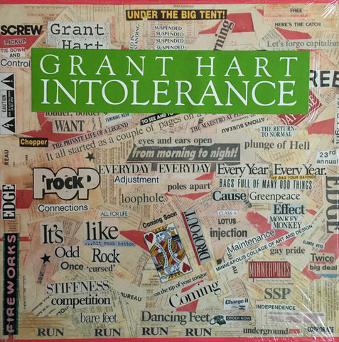 Grant Hart ‎– Intolerance LP